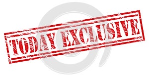 Today exclusive red stamp