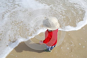 Toddler at Beach