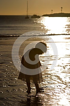 Toddler on the Beach