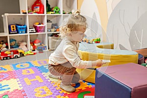 Toddler Boy Engaged in Educational Playtime