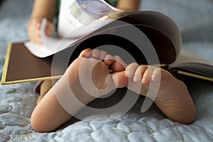 Toddler Foot closeup.