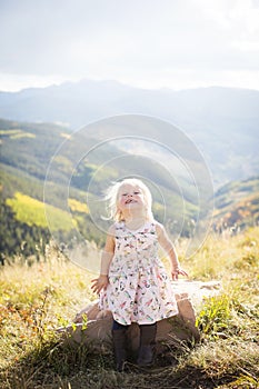 Toddler in nature