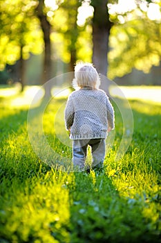 Toddler in the park