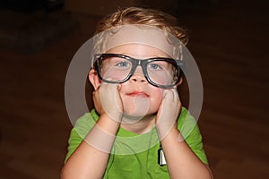 Toddler Wearing Glasses