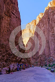 Todgha (Todra) gorge, in the High Atlas