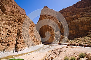Todra gorge in Morocco