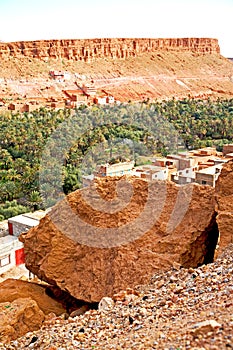in todra gorge morocco village