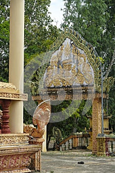 Toek Vil Pagoda in Kampot, Cambodia photo