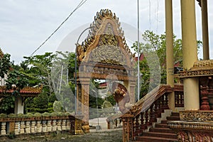 Toek Vil Pagoda in Kampot, Cambodia photo