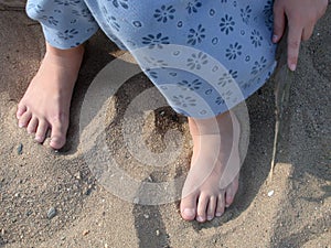 Toes in Sand