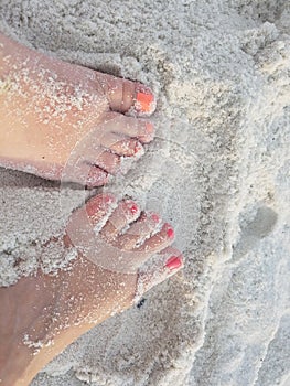 Toes in the Sand