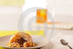 Toffee Bombe Pudding