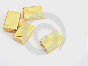 Toffee and gold wrapper