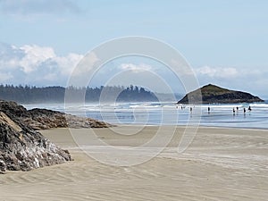 Tofino beach on a nice summer day.