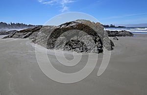 Tofino Beach Rock Formation photo