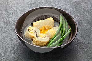 Tofu skin dish, Japanese vegetarian food