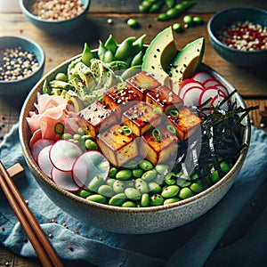 Tofu Temptation Poke Bowl