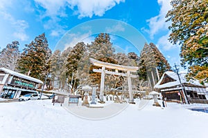 Togakushi Shrine in winter 2023