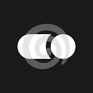 Toggle button dark mode glyph ui icon