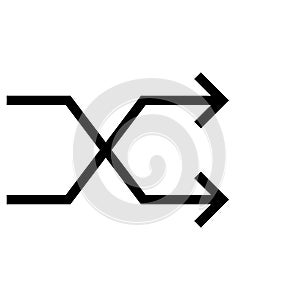 Toggle glyph flat vector icon