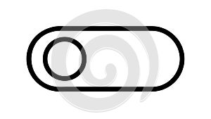 Toggle Power Switch. On Off Function Control Interface, vector design Generative AI