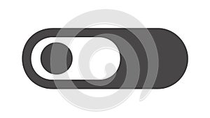 Toggle Switch Button Control Interface Element Icon, vector design Generative AI