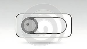 Toggle Switch Icon - Off Position