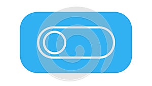 Toggle Switch Off Outline Icon, UI Element and Control, vector design Generative AI