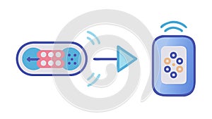 Toggle Switch Slider On Off Control Vector UI, vector design Generative AI
