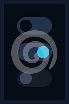 Toggle switch UI elements kit