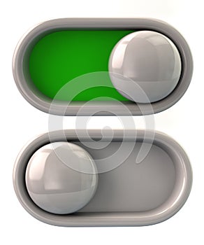 Toggle switche on off