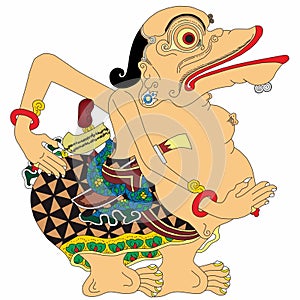 Wayang Puppet Shadow - Togog photo