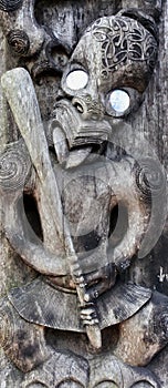 Maori Wood Carving whakairo New Zealand