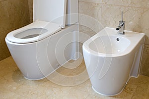 Toilet and bidet