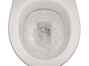 Toilette una ciotola azione 