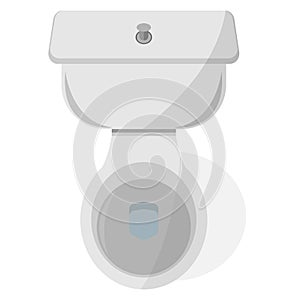 Toilet bowl isolated