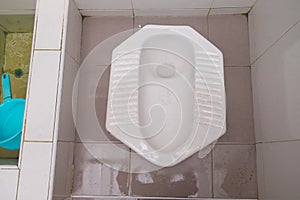 Toilet in countryside