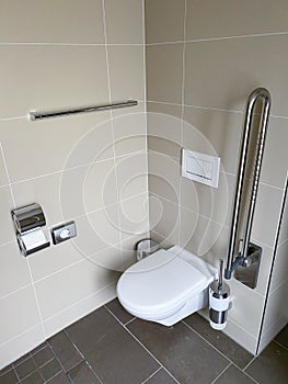 Toilet for disabled people, bathroom