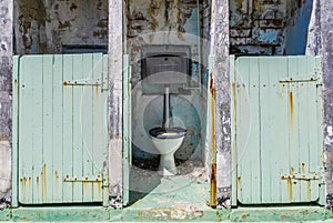 Toilet in Fremantle Prison photo