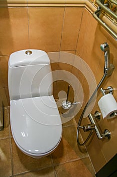 Toilet with a hygienic