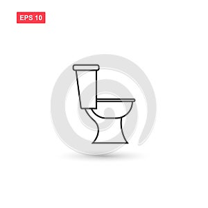 Toilet icon vector design isoalated