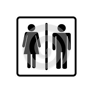 Toilet icon vector rest room symbol for graphic design, logo, web site, social media, mobile app, ui illustration