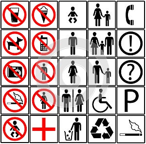 Záchod ikony 