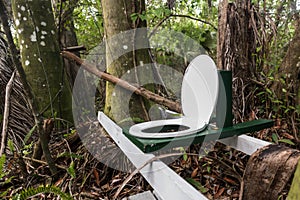 Toilet in the jungle