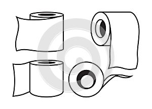 Toilet paper icon