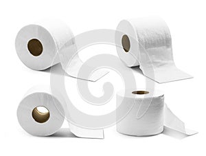 Toilet paper isolated