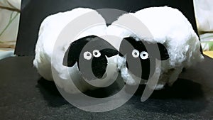 Toilet roll sheep photo