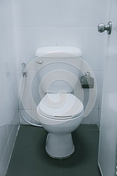Toilet room , WC ,latrine , Toilet in the excretion of waste photo