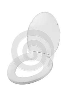 Toilet seat cover isolated on white background,