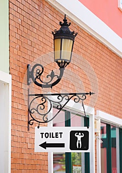 Toilet sign